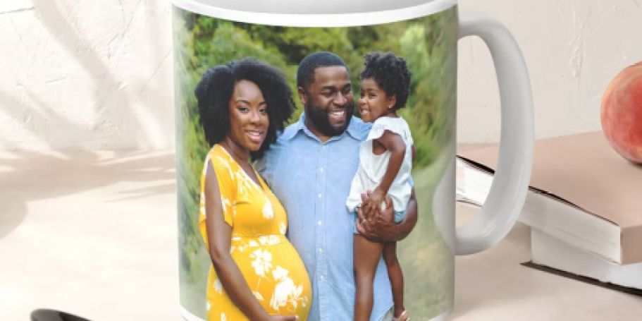 Staples Custom Photo Mugs from $3.75 (Reg. $15) | Fun Gift Idea