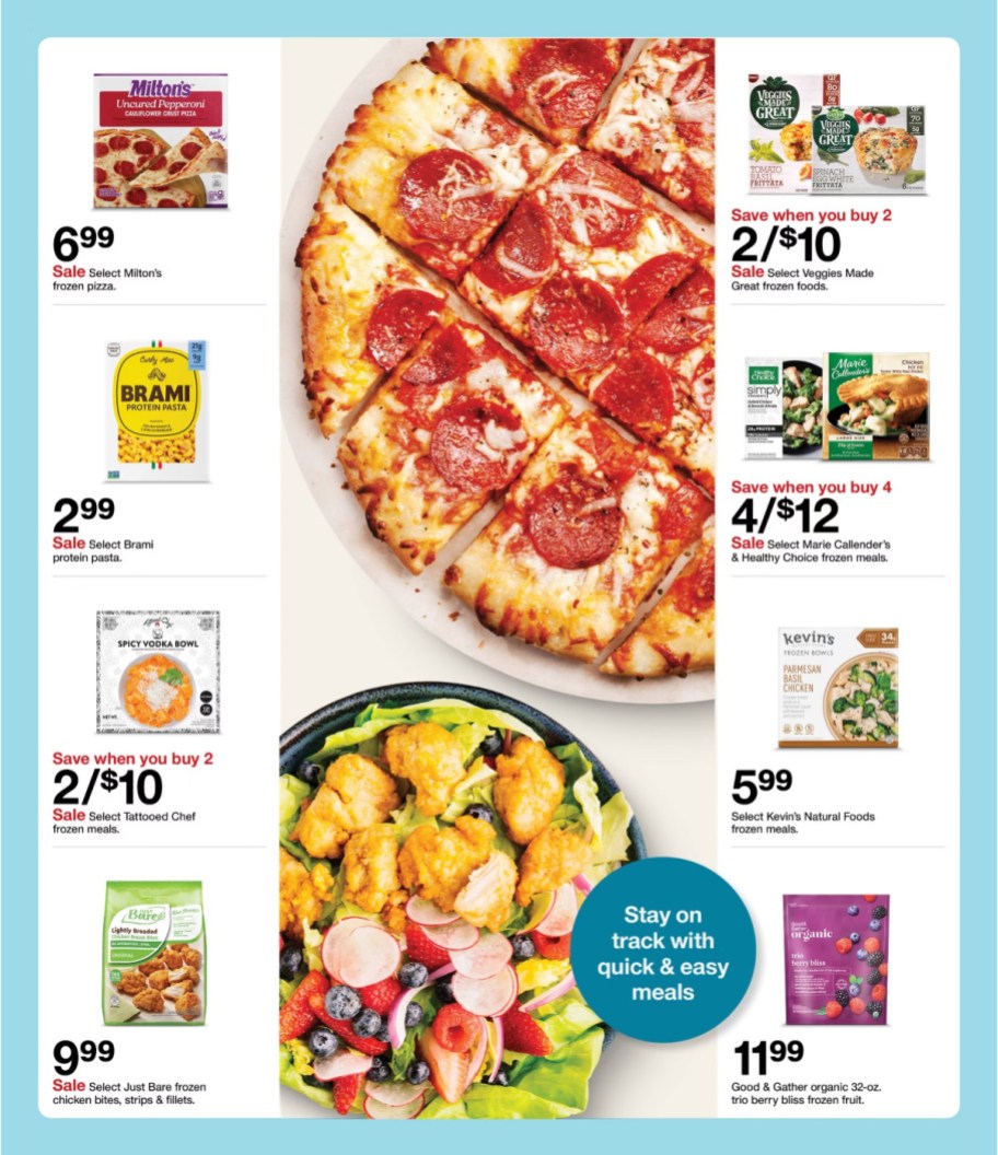 page from Target ad