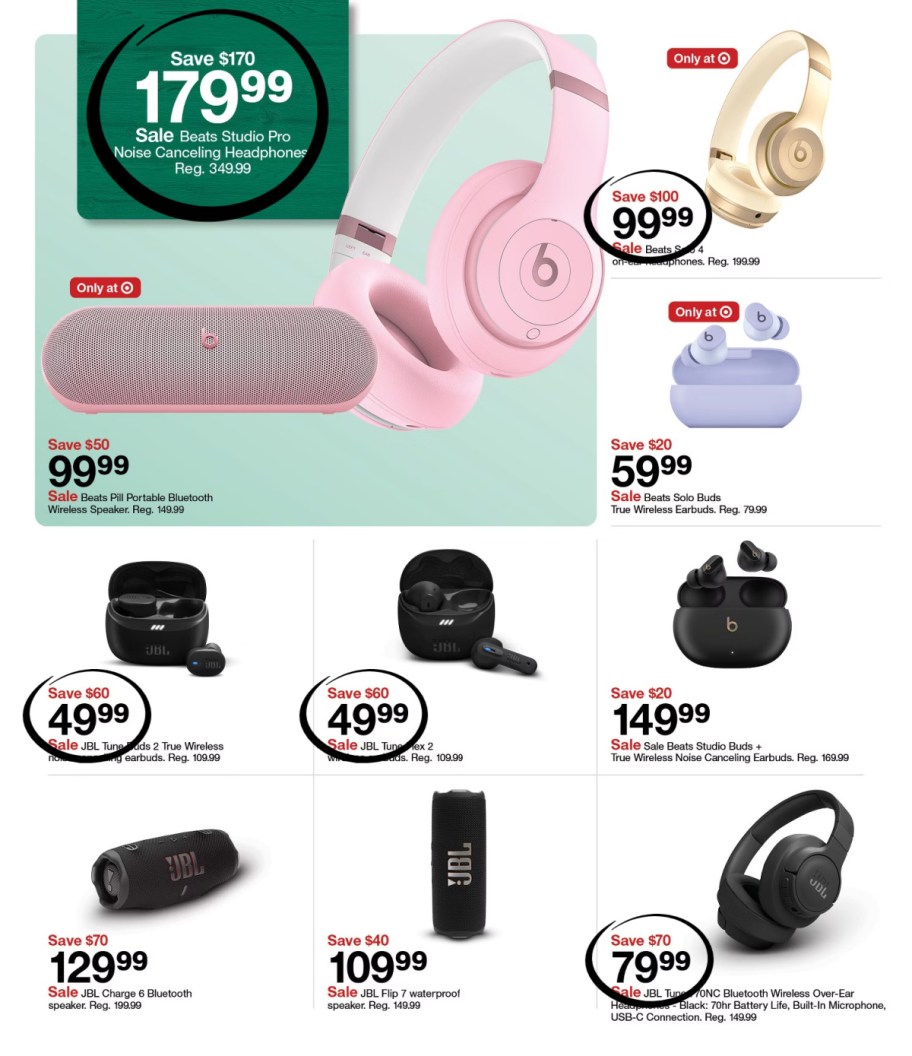 page from Target ad