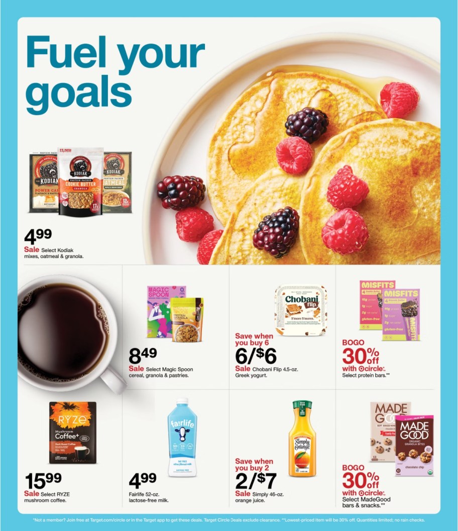 page from Target ad