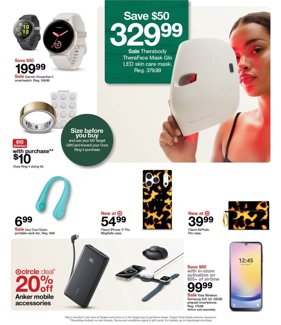 page from Target ad