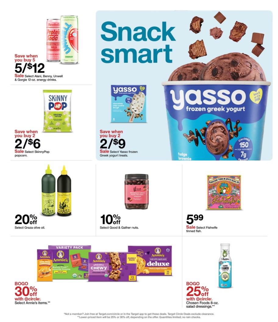 page from Target ad
