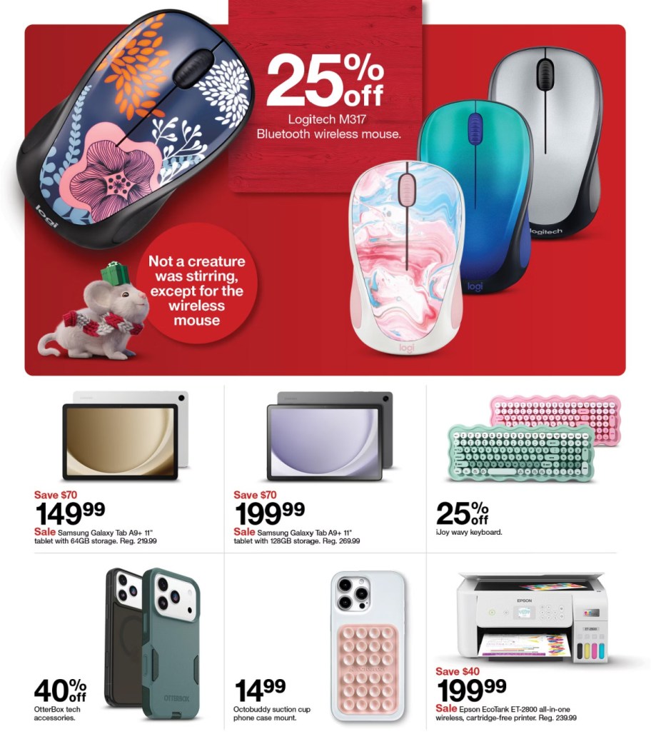 page from Target ad