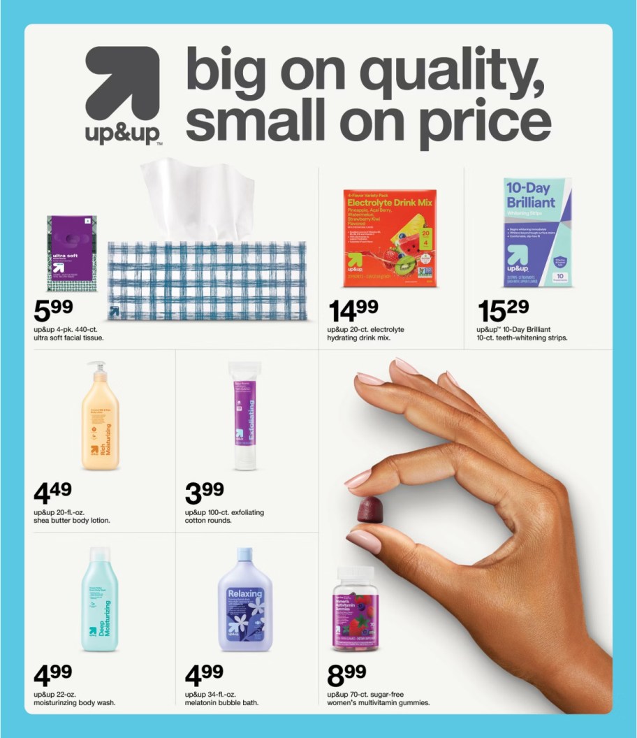 page from Target ad