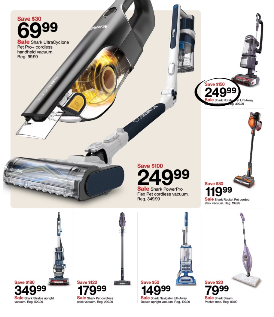 page from Target ad
