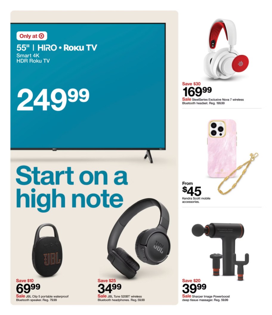 page from Target ad