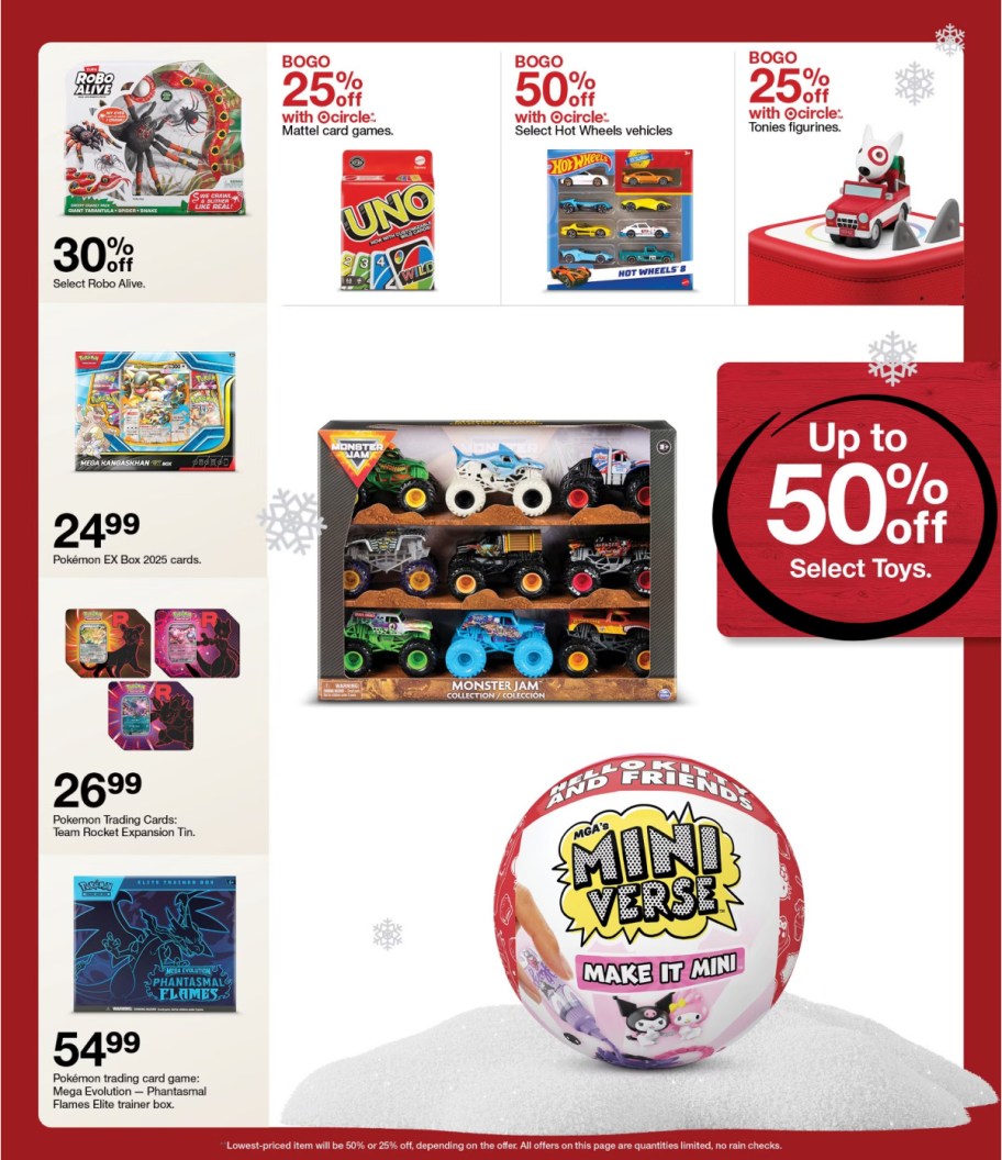 page from Target ad