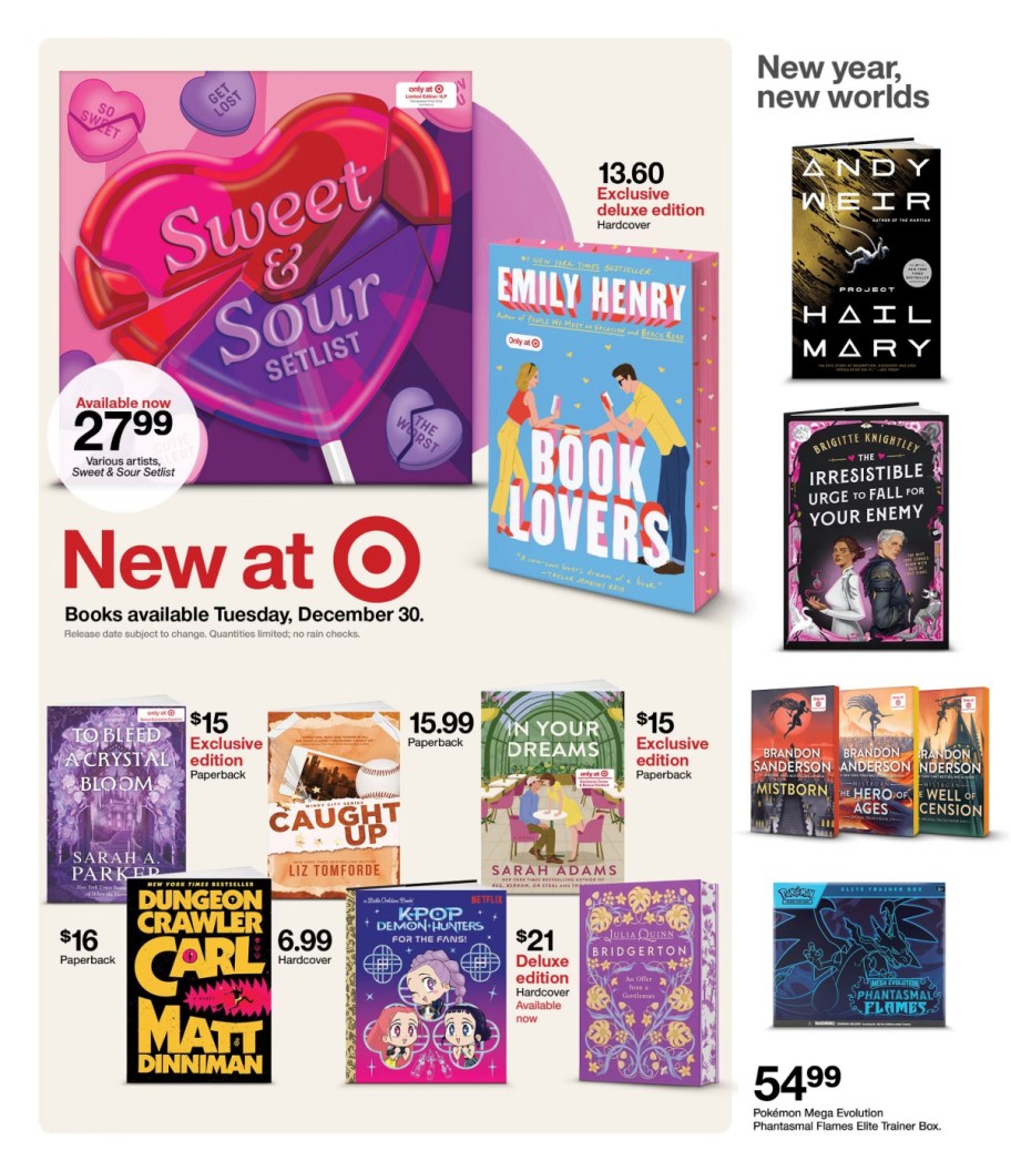 page from Target ad