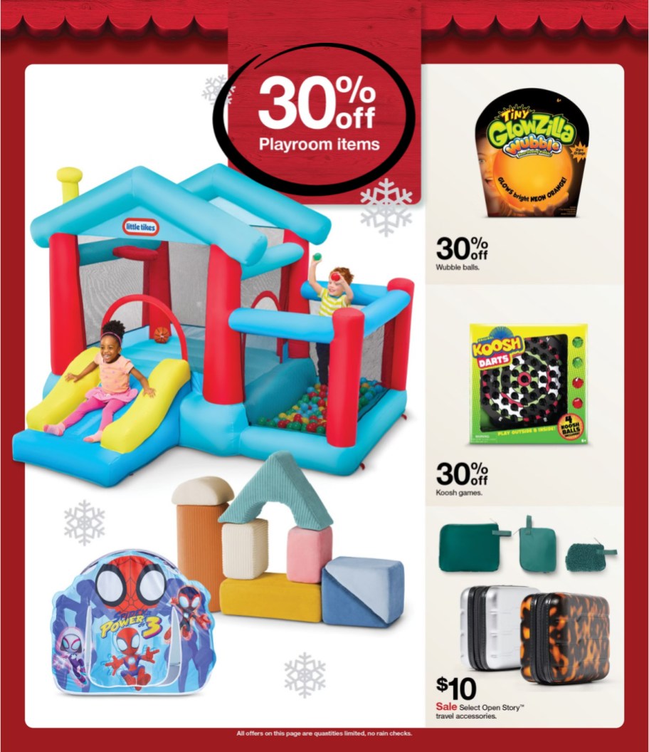 page from Target ad