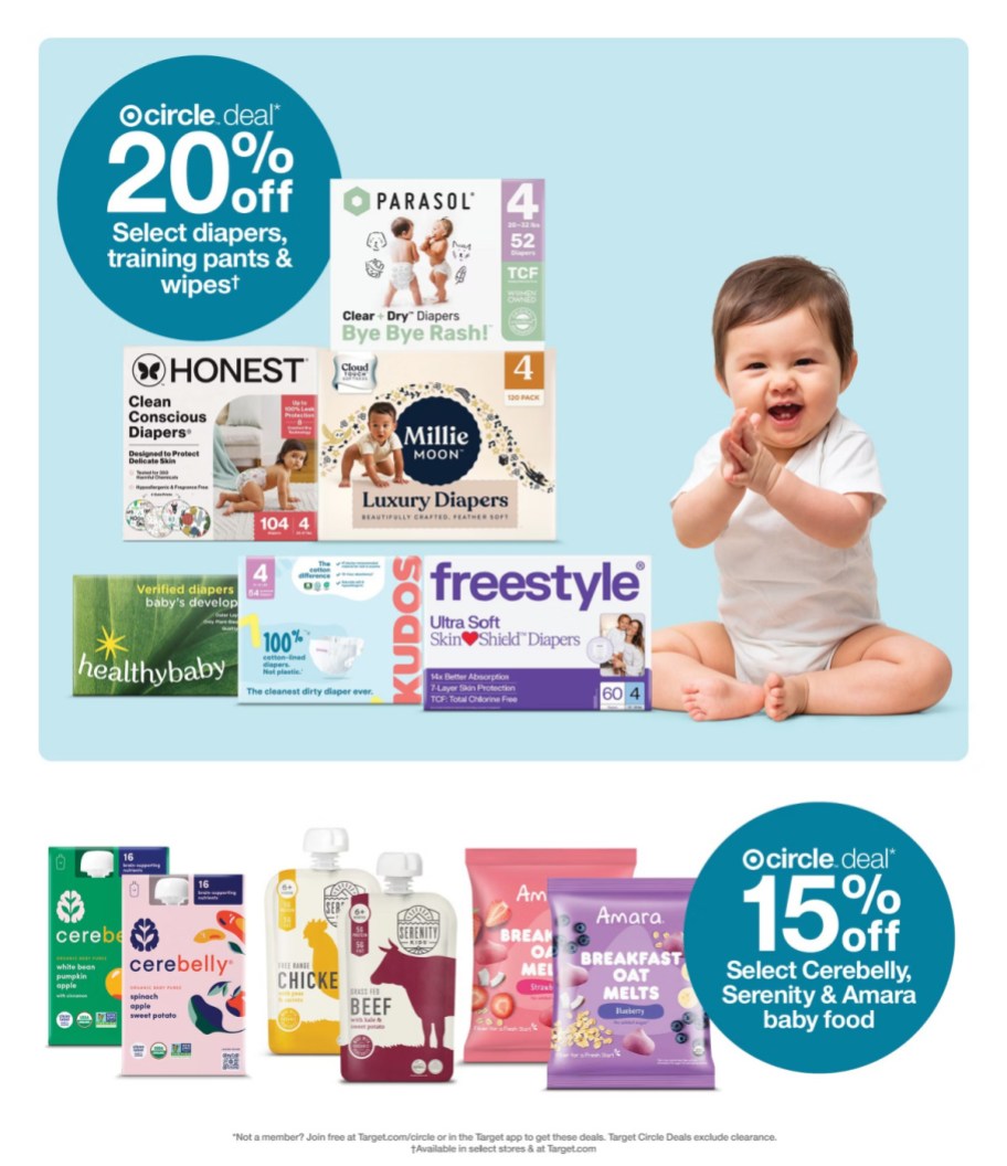 page from Target ad