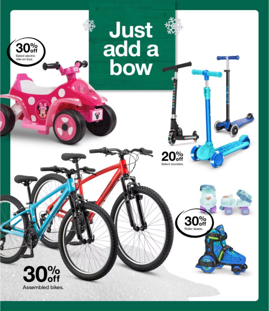 page from Target ad