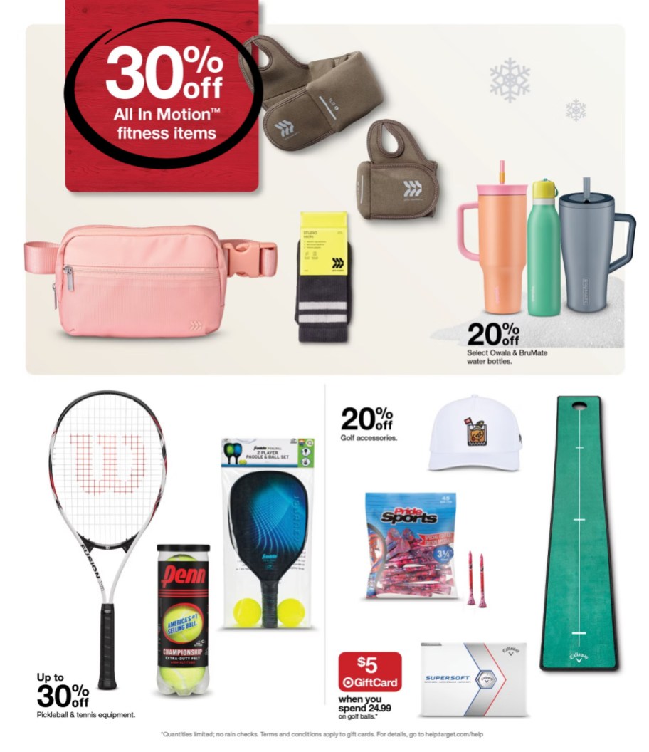 page from Target ad