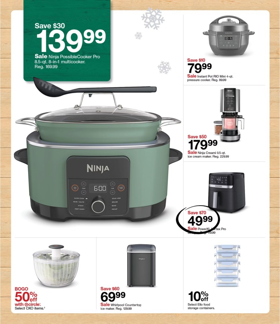 page from Target ad