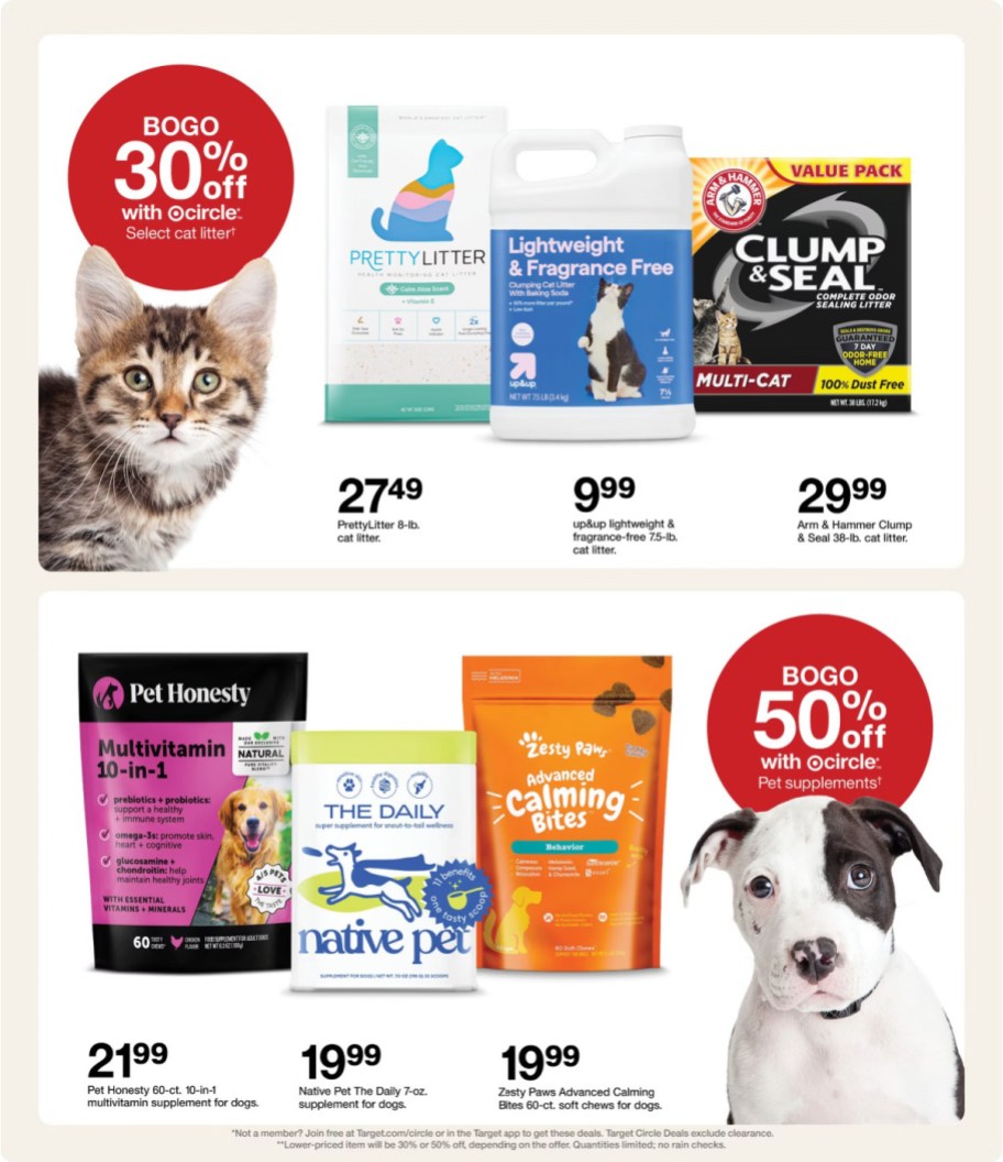 page from Target ad