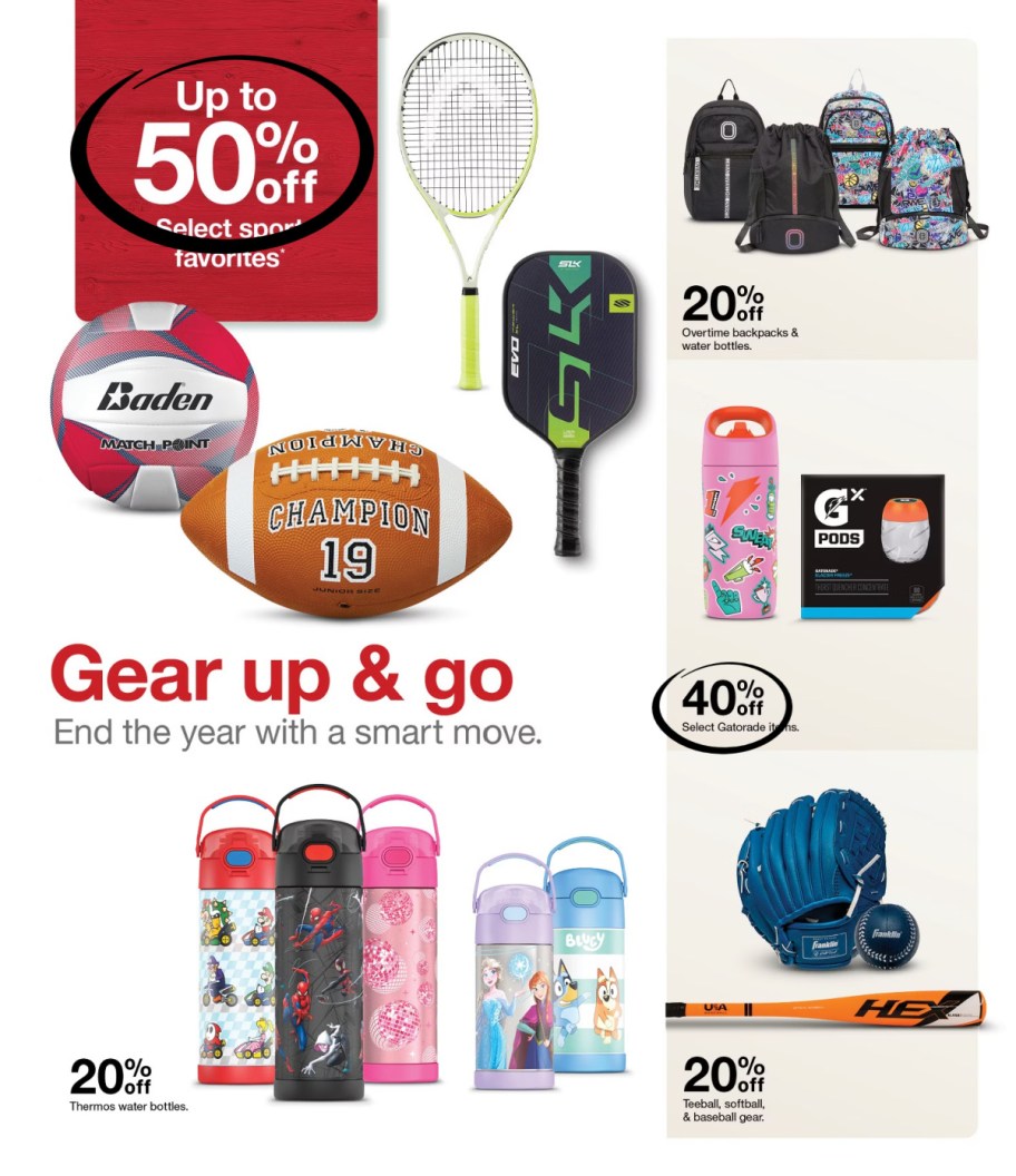 page from Target ad
