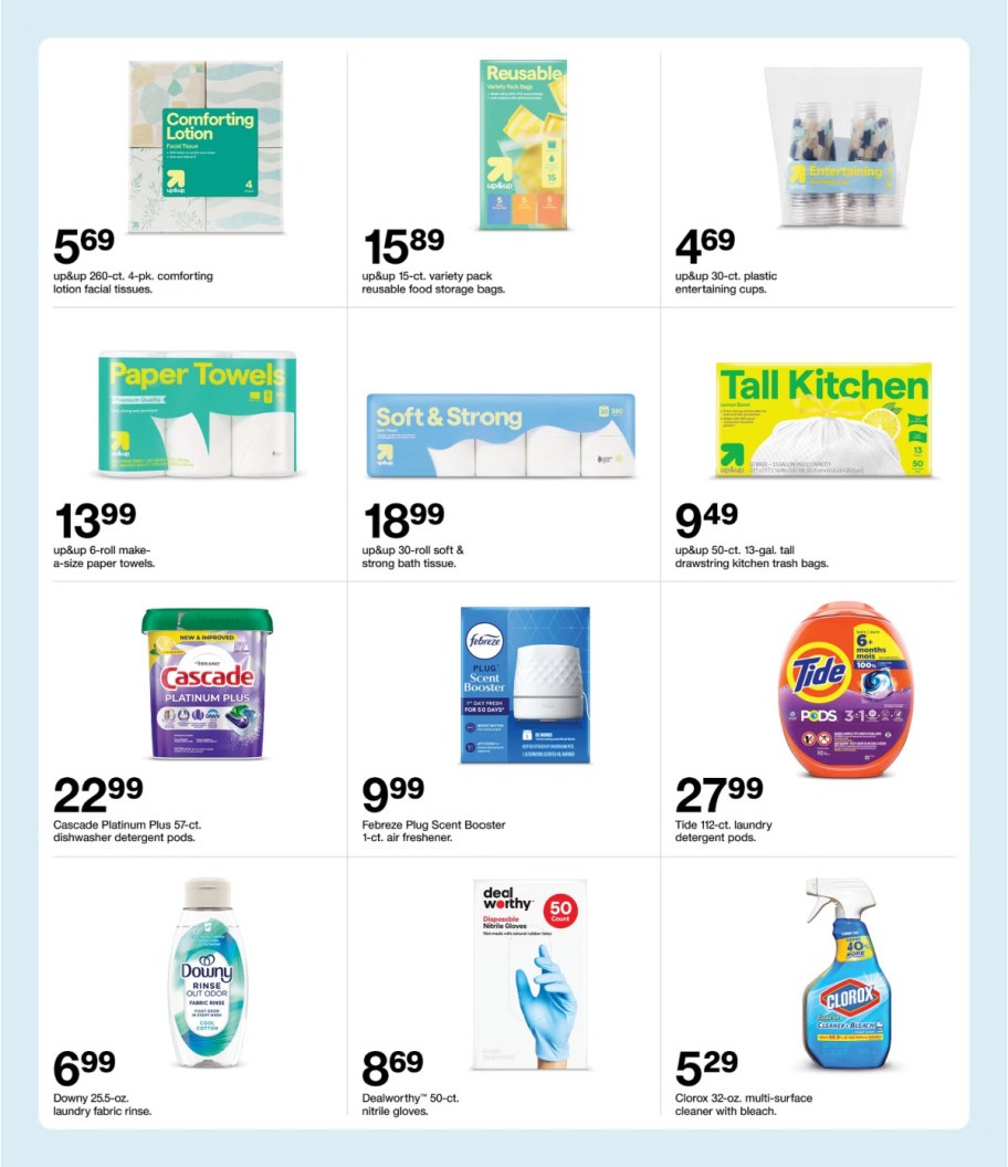 page from Target ad