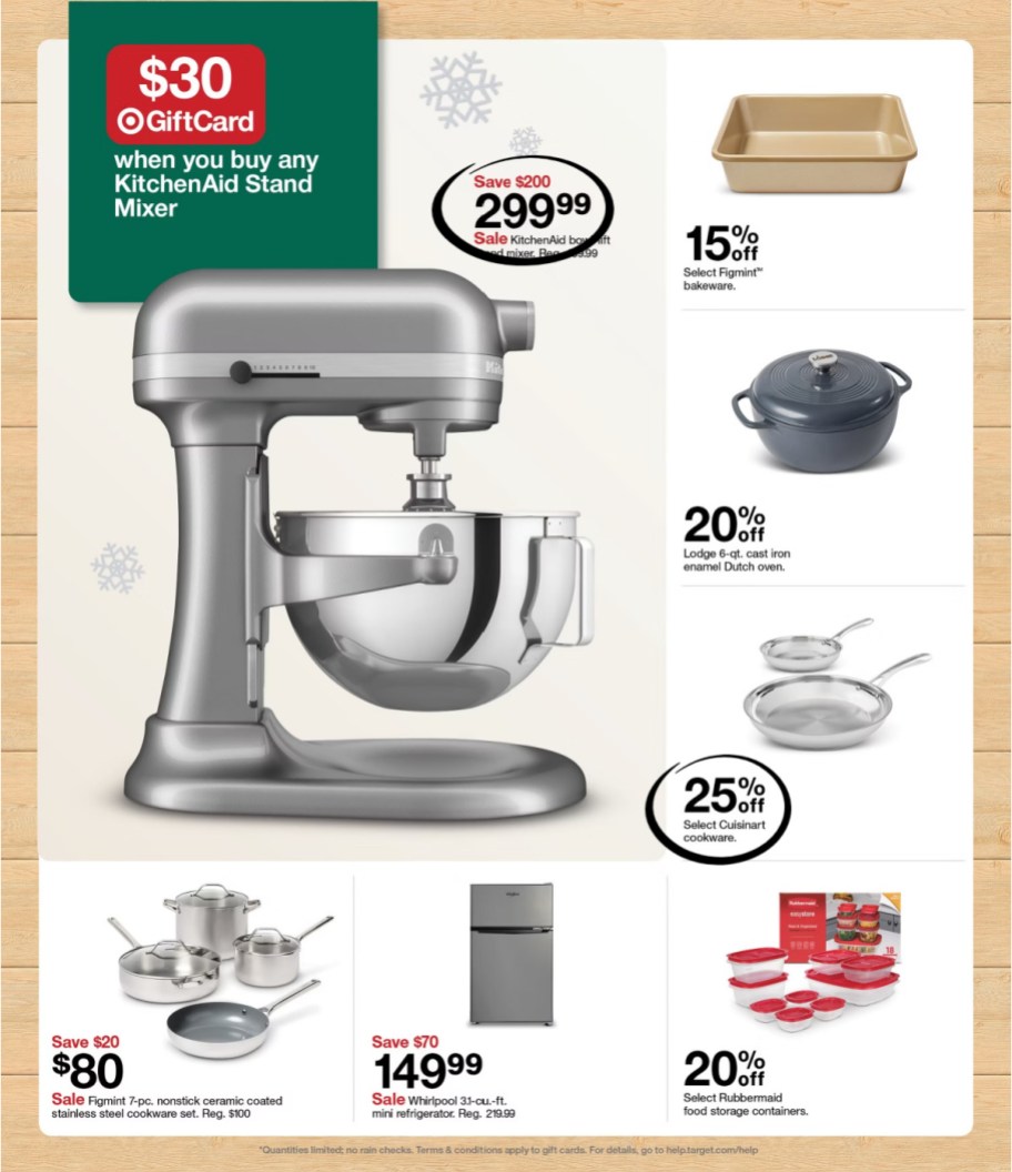 page from Target ad