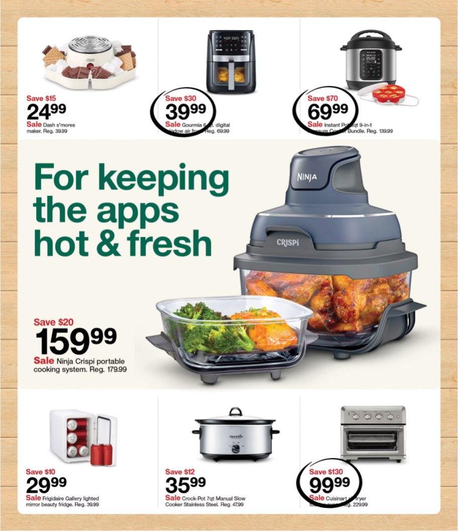 page from Target ad