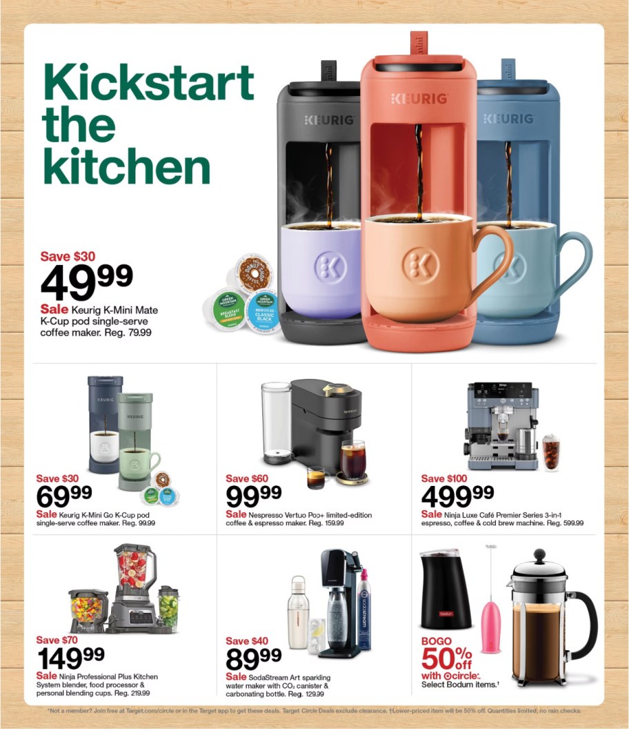 page from Target ad
