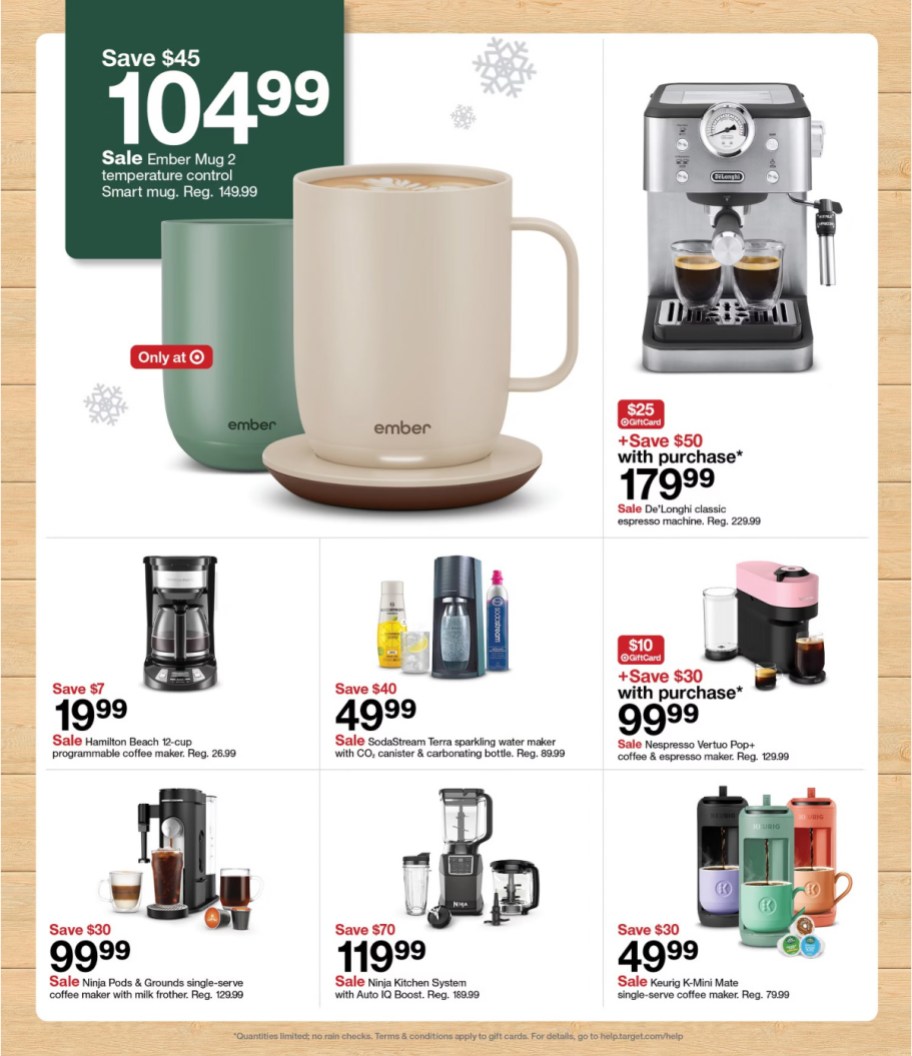 page from Target ad