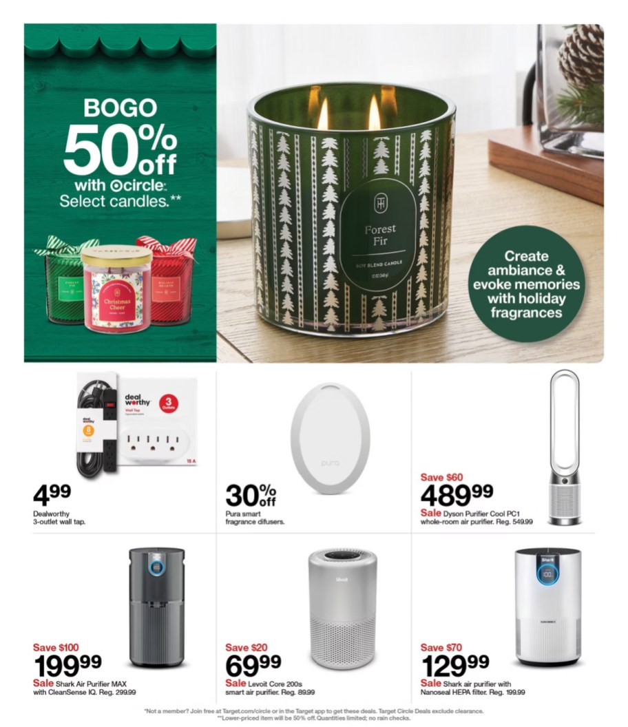 page from Target ad