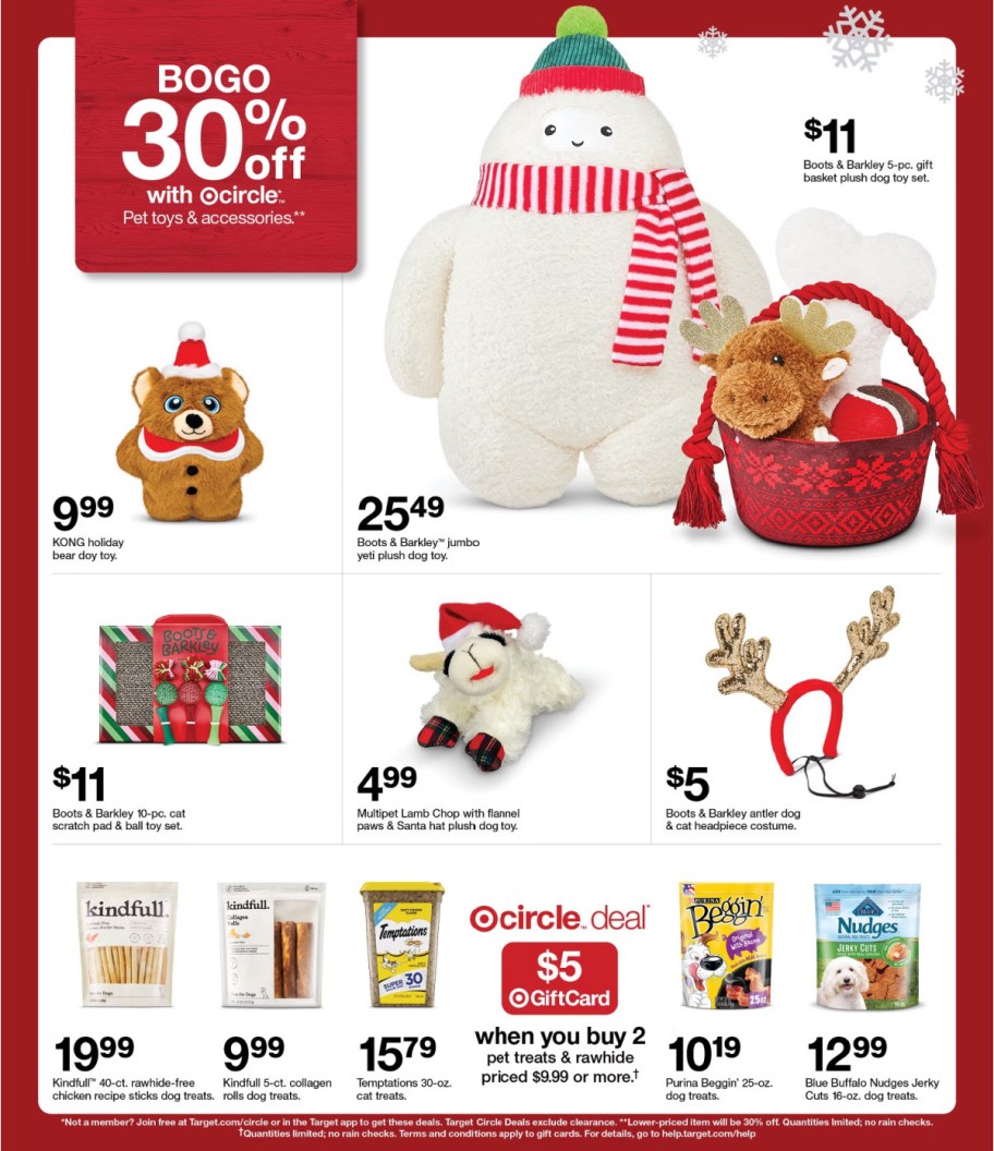 page from Target ad