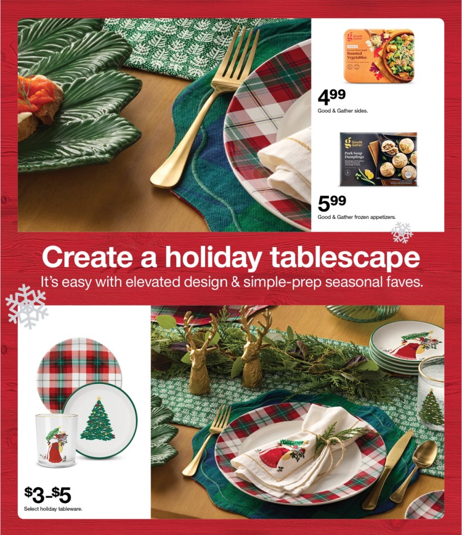 page from Target ad