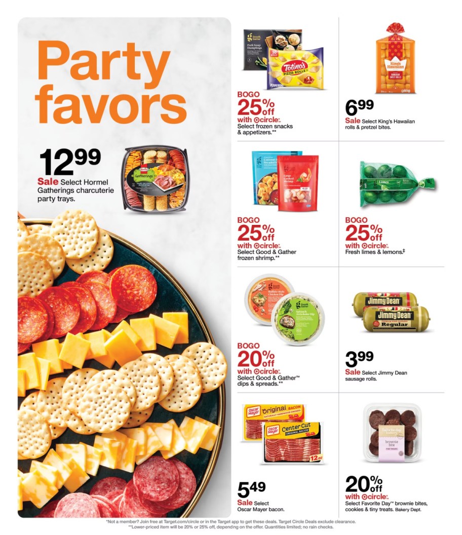 page from Target ad