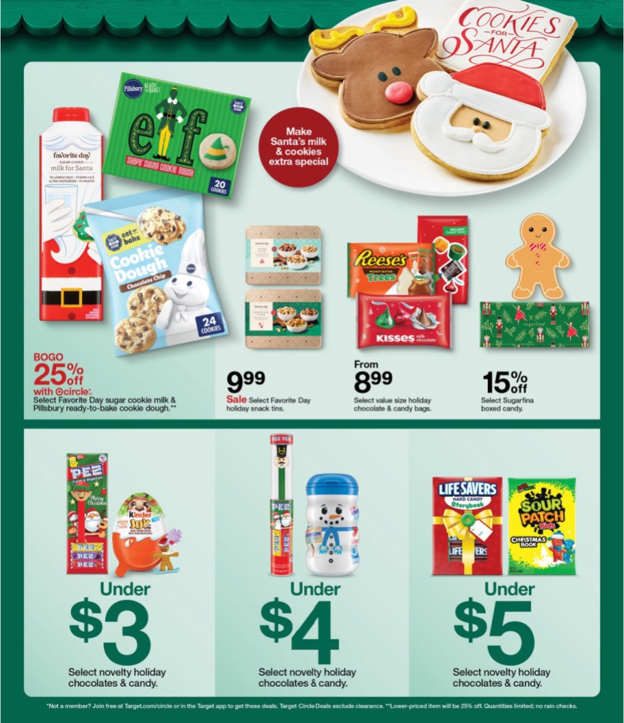 page from Target ad