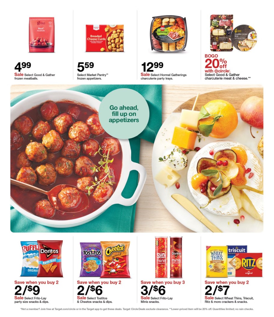 page from Target ad