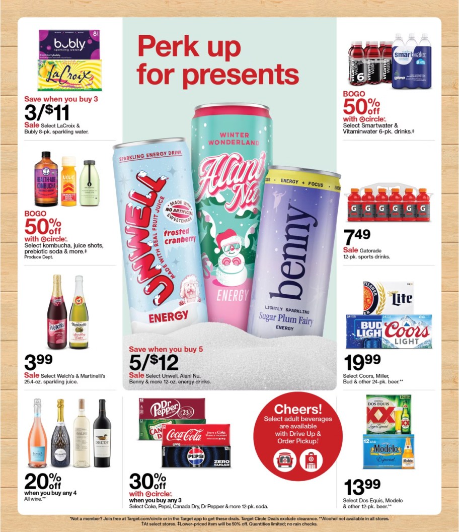 page from Target ad