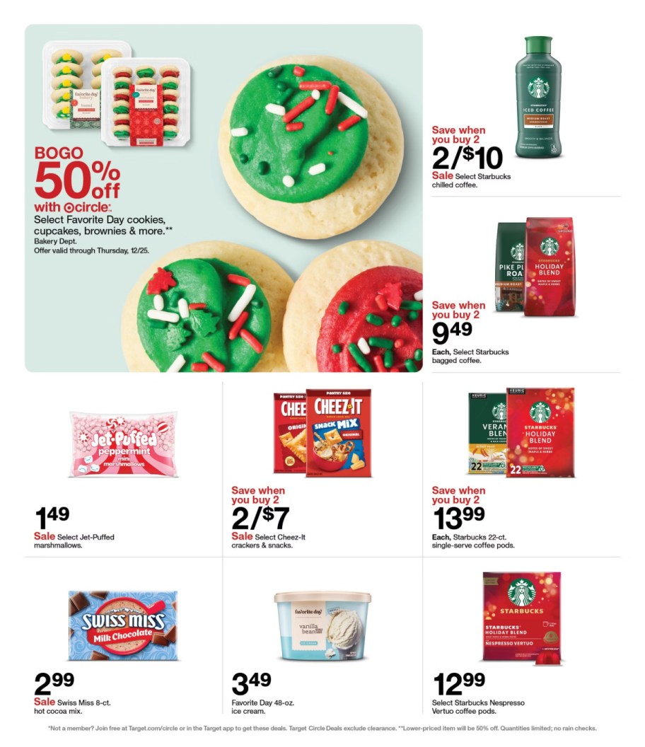 page from Target ad