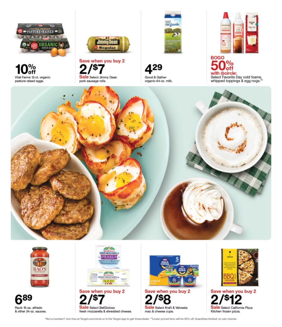 page from Target ad