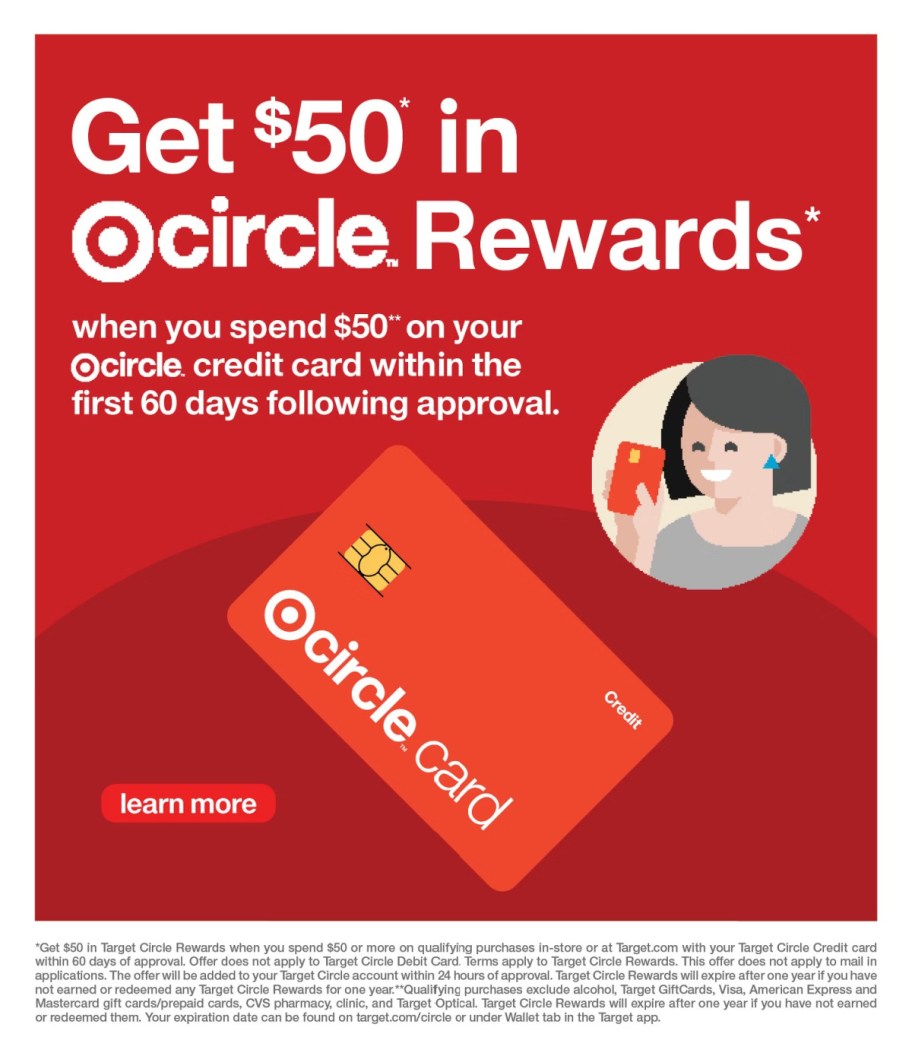 page from Target ad