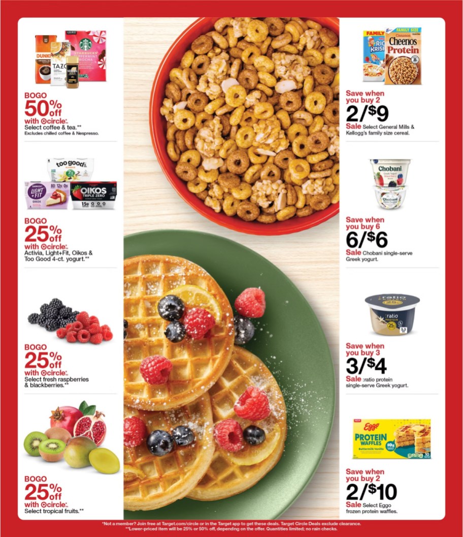 page from Target ad