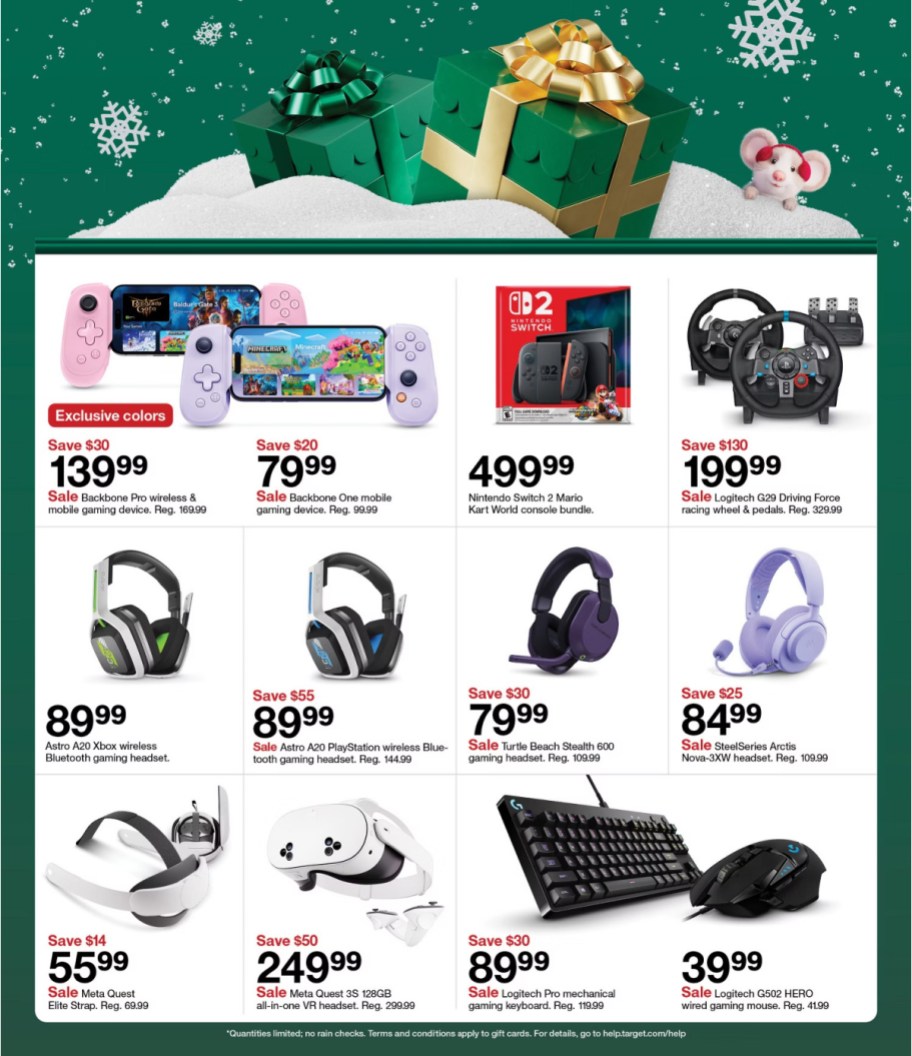 page from Target ad
