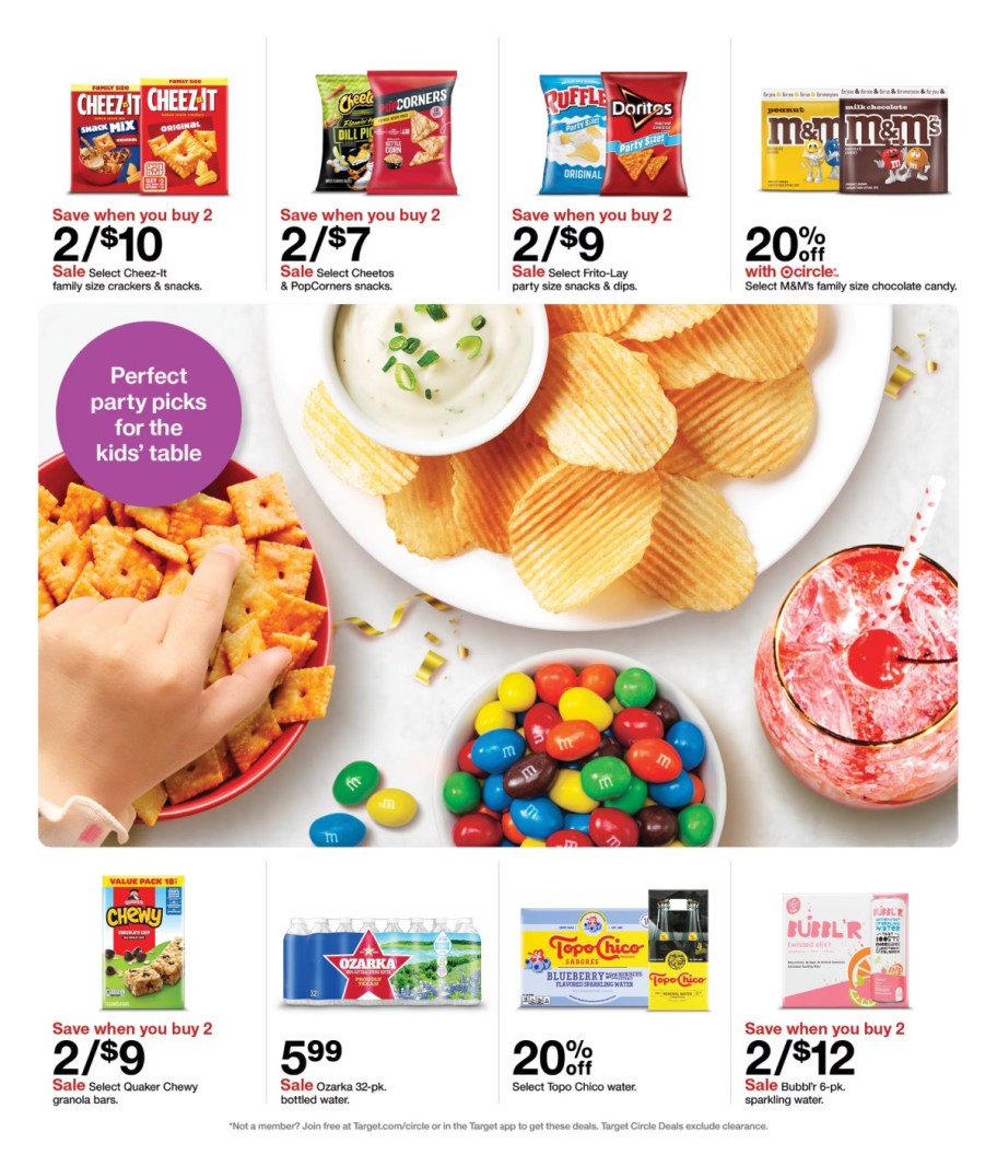 page from Target ad