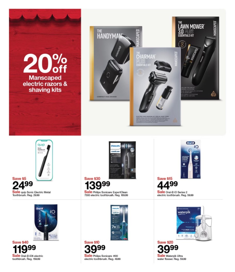 page from Target ad