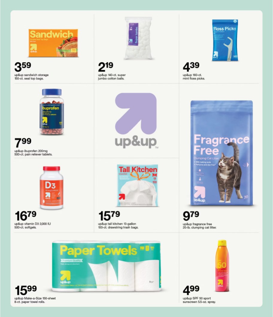 page from Target ad