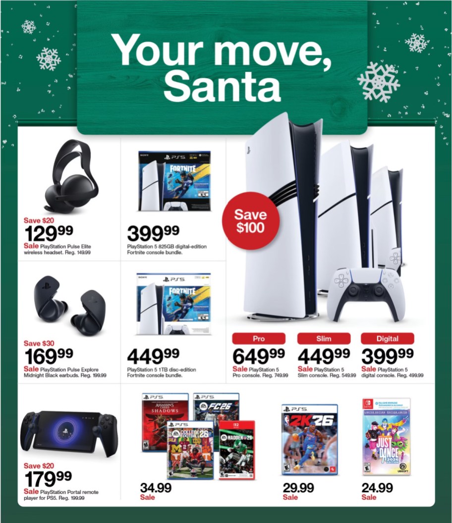 page from Target ad