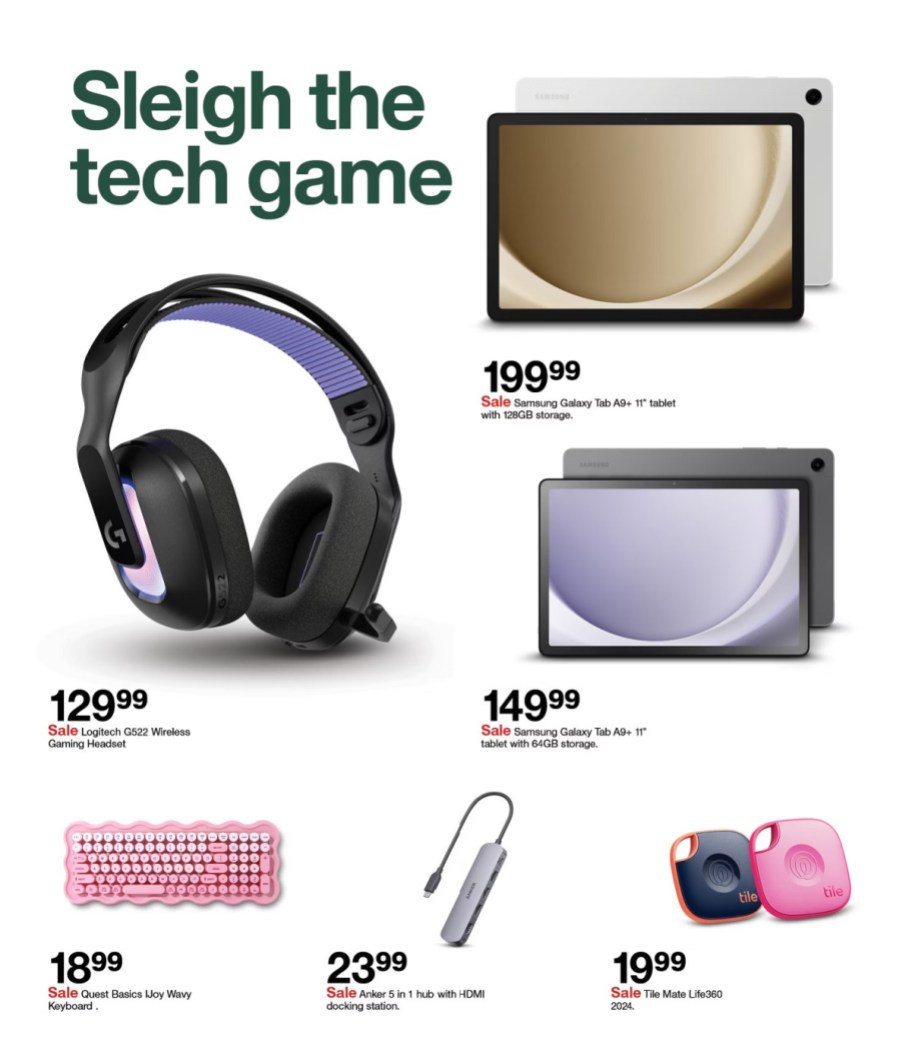 page from Target ad