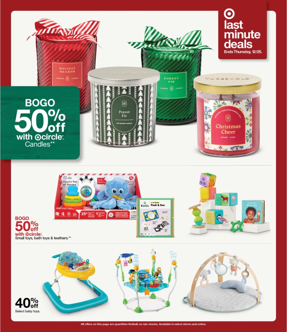 page from Target ad