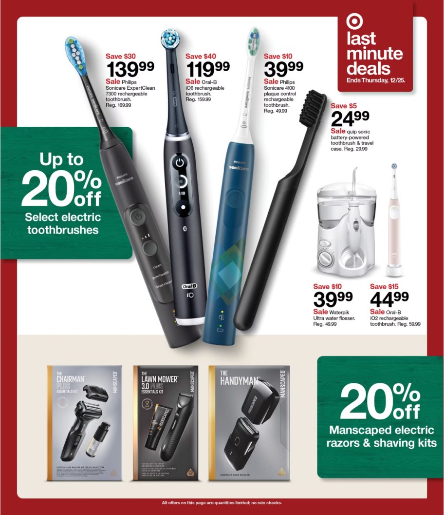 page from Target ad