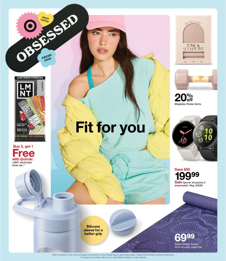 page from Target ad