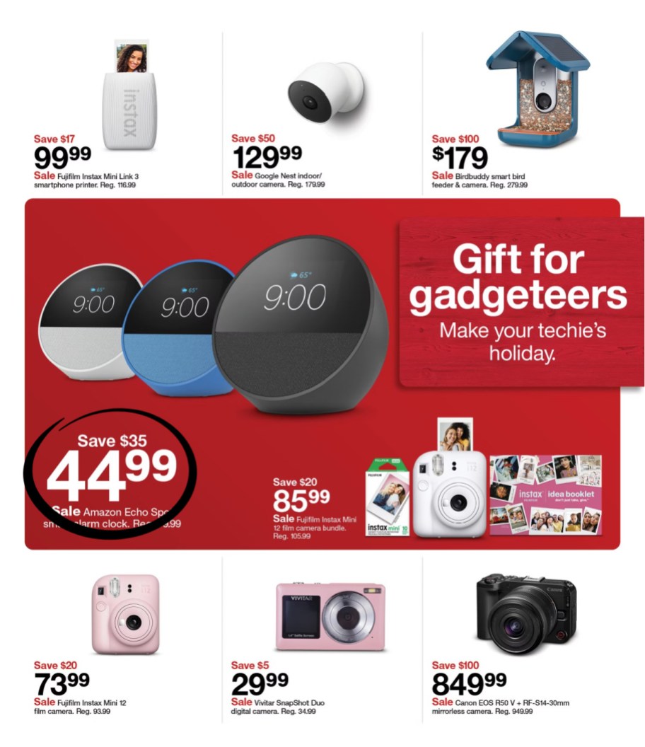 page from Target ad