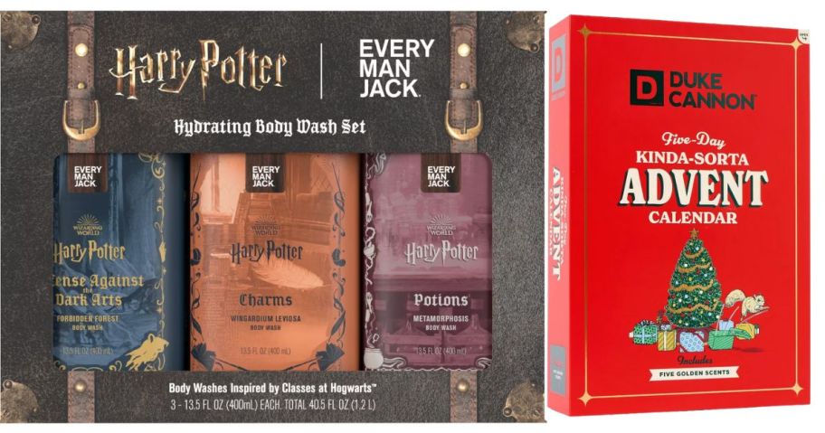 2 gift sets in Every Man Jack and Duke Cannon