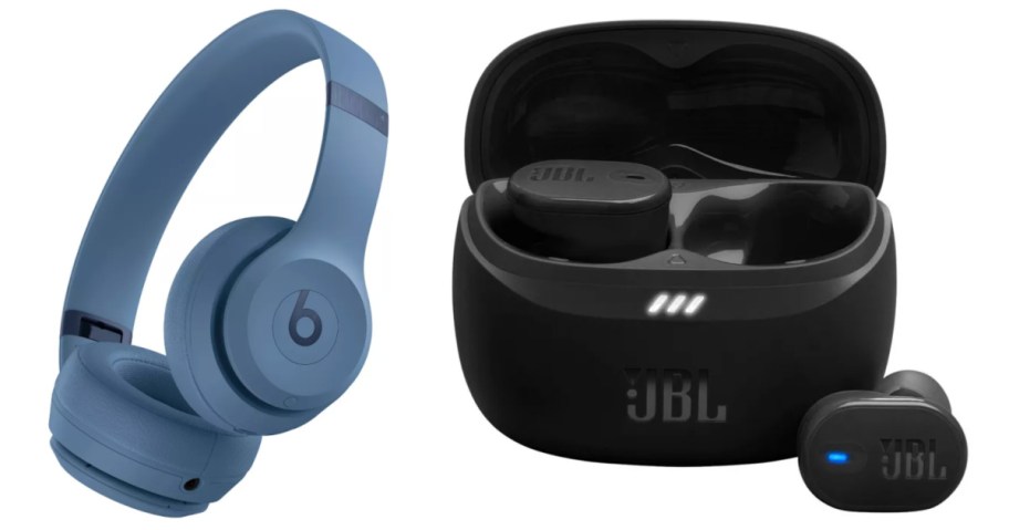 headphones and ear buds