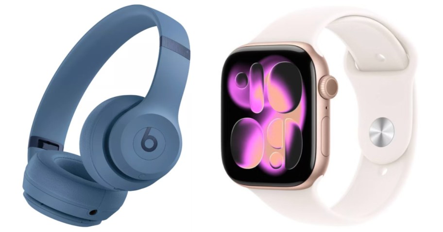 apple watch and headphones