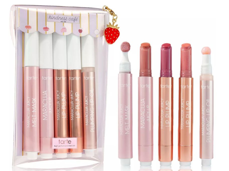 stock image of Tarte Sweet Indulgences Maracuja Juicy Lip 5-Piece Set