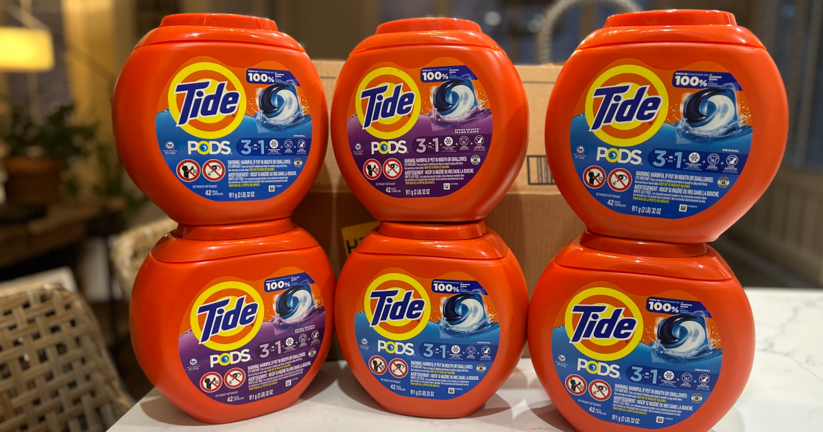 SIX Tide Pods 42-Count Packs Just $6.96 Each on Amazon!